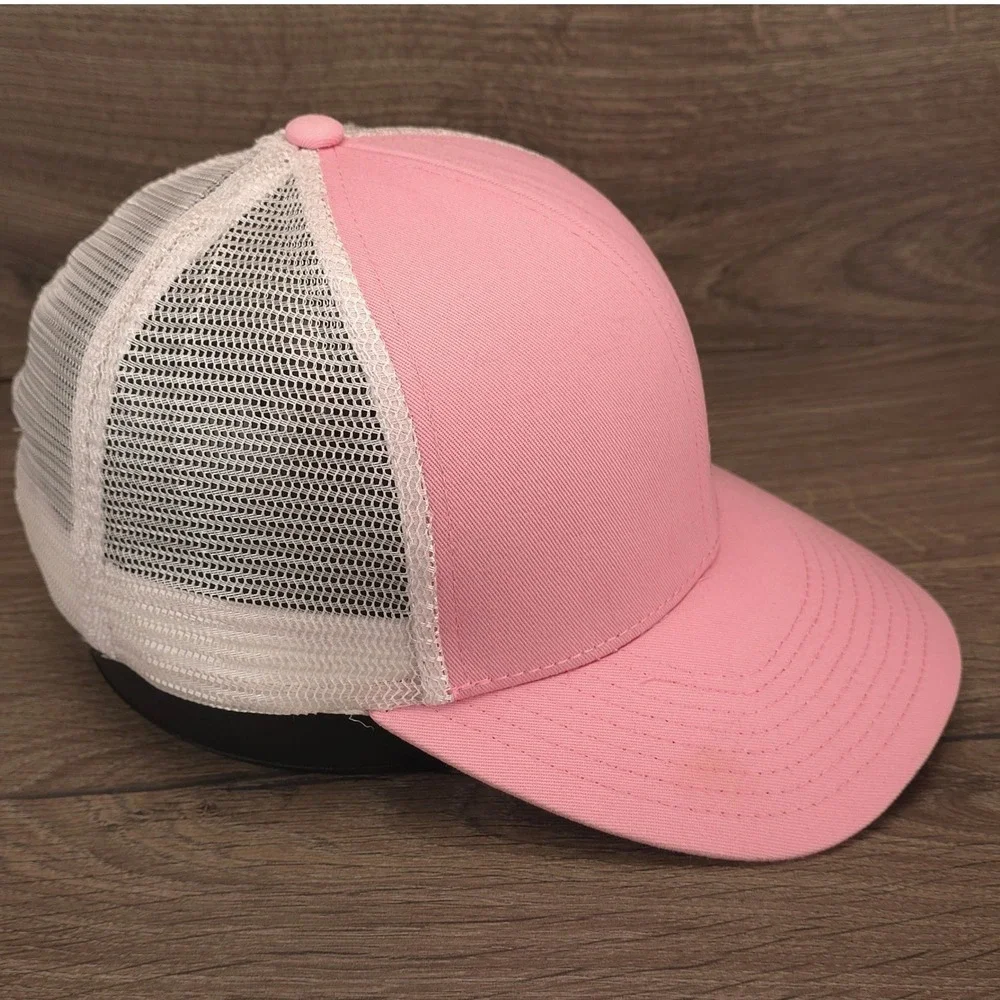 Hurley Hat Cap Snap Back Pink Womens Mesh Trucker Surf Skate Beach Summer Sun